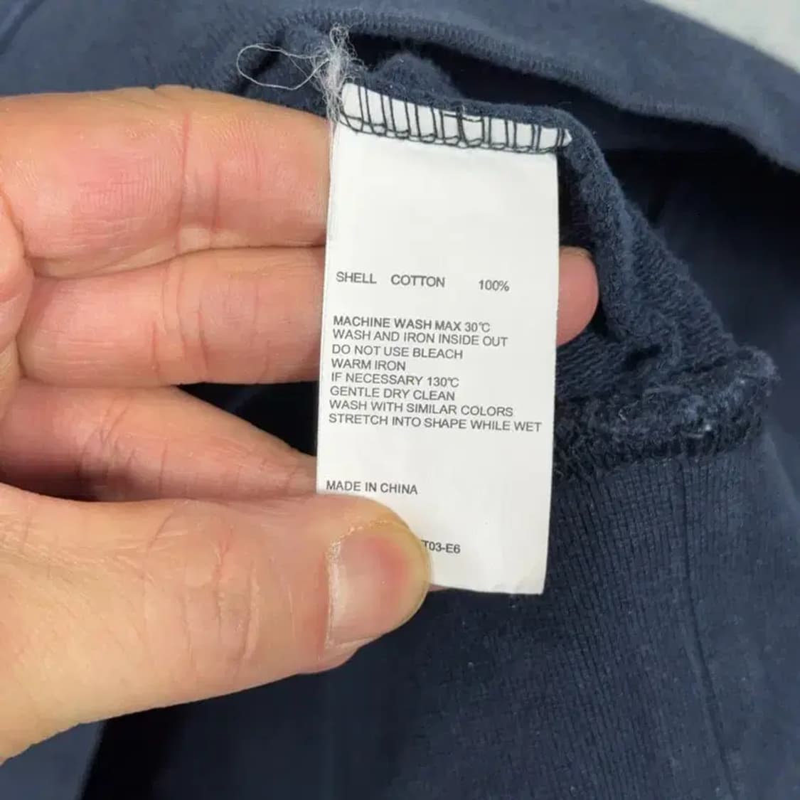 비바스튜디오 리트리버클럽 프린팅 네이비 맨투맨 L 상품이미지4