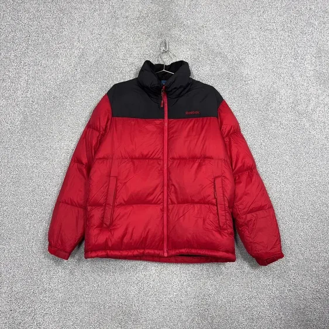 리복 레드 로고 덕다운 오리털 패딩 점퍼 100 상품이미지1