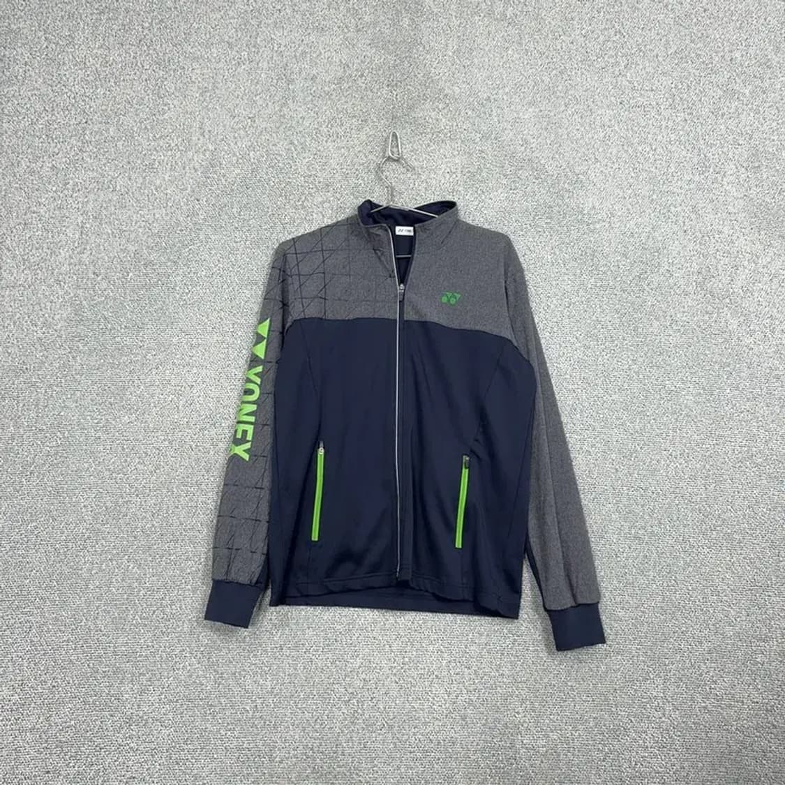 요넥스 로고 그레이 기능성 집업 95 상품이미지1