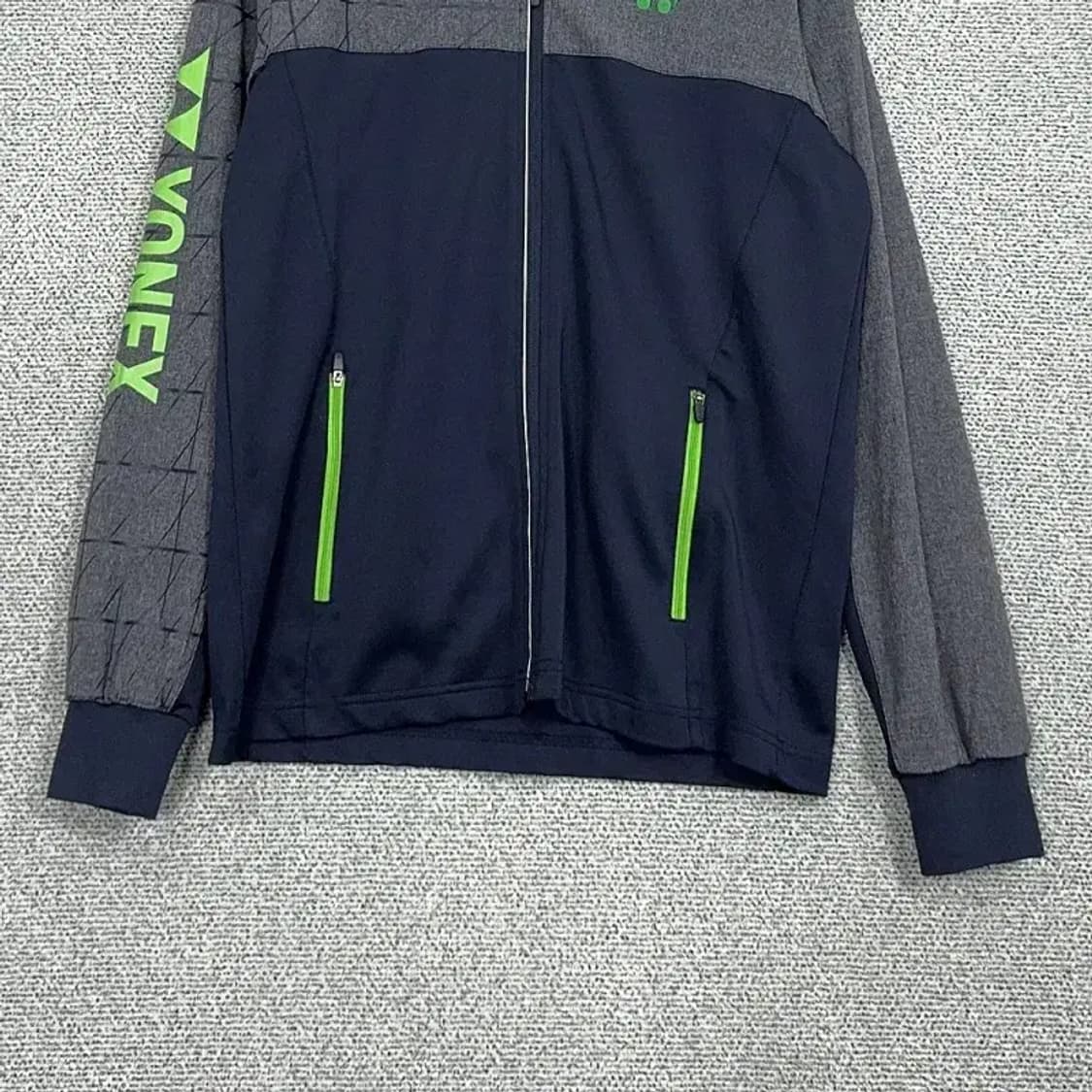 요넥스 로고 그레이 기능성 집업 95 상품이미지4