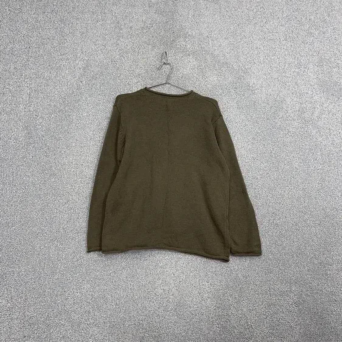 DKNY 프린팅 빈티지 카키 니트 L 상품이미지2