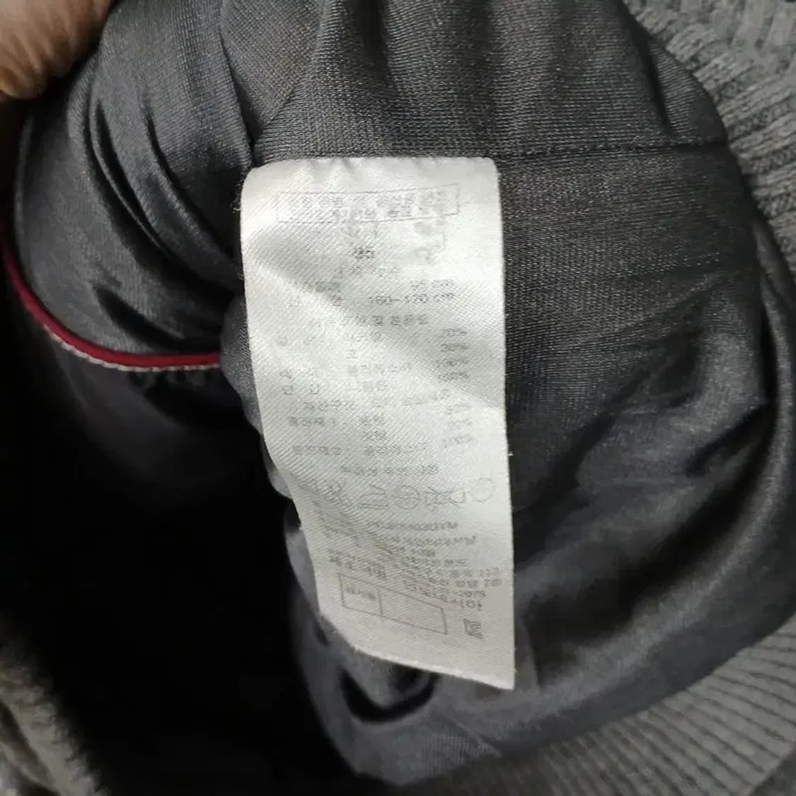 헨리코튼 골프 남성 그레이 퀄팅 니트 집업 자켓 95 상품이미지6