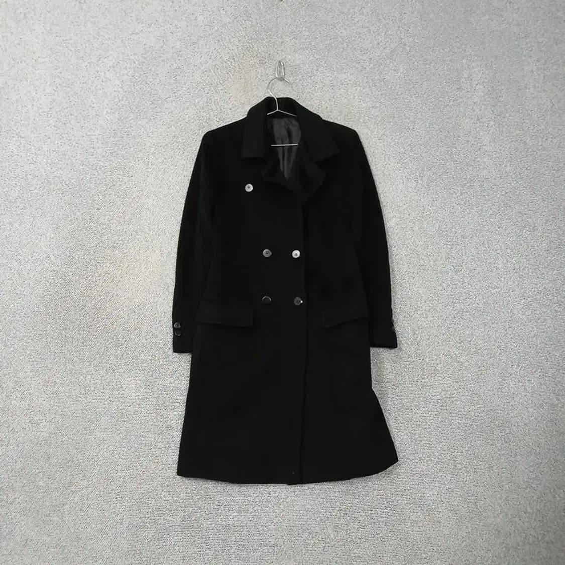 시스템 한섬 여성 울 블랙 코트 82-94-160 상품이미지1