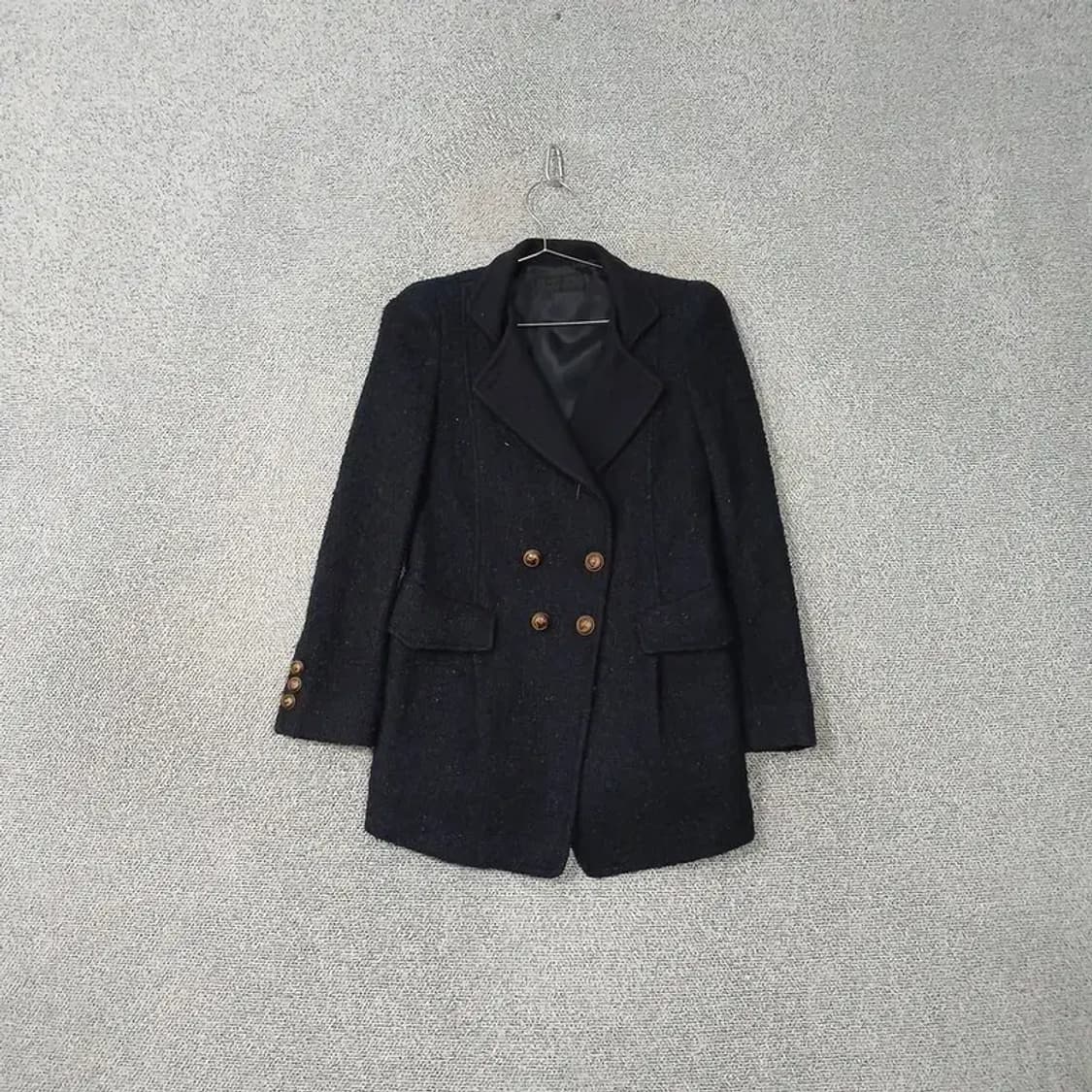 마인 한섬 여성 블랙 블레이저 코트 자켓 82-94-160 상품이미지1