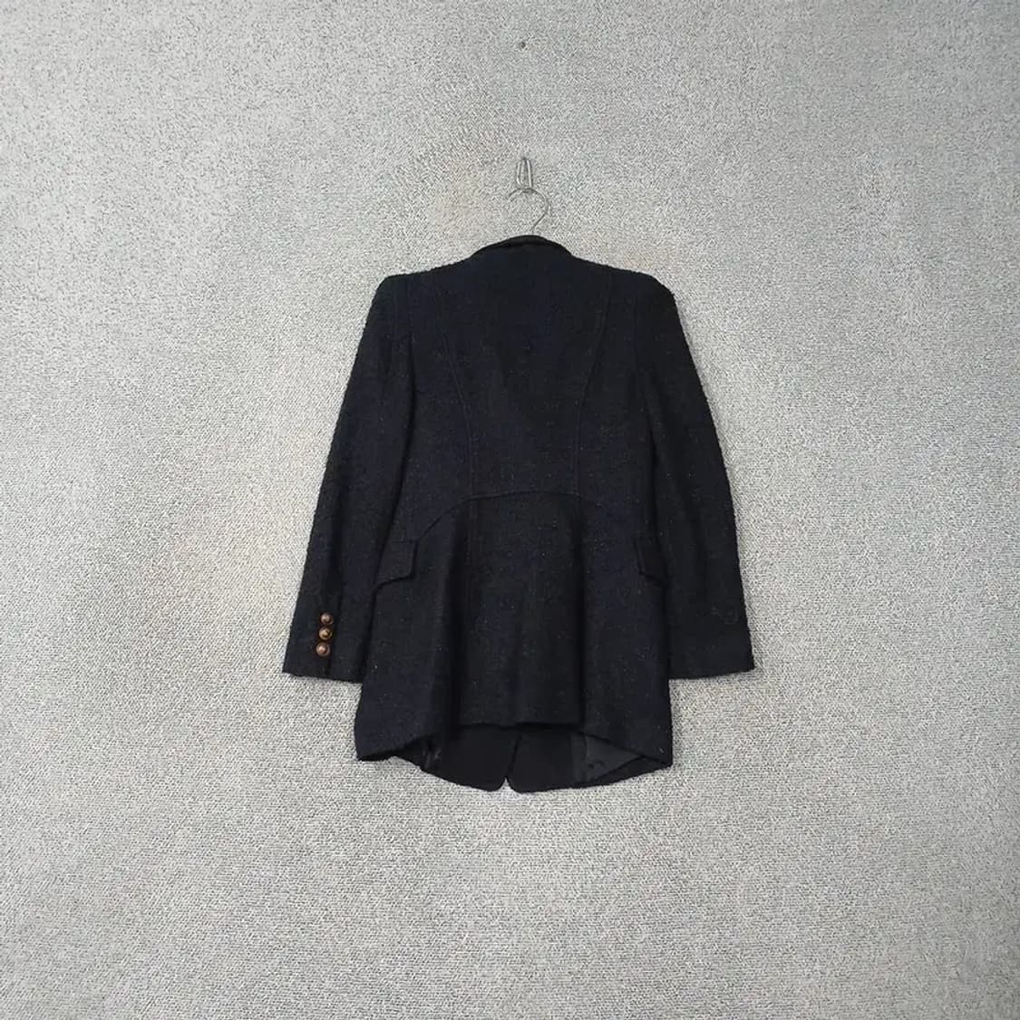 마인 한섬 여성 블랙 블레이저 코트 자켓 82-94-160 상품이미지2