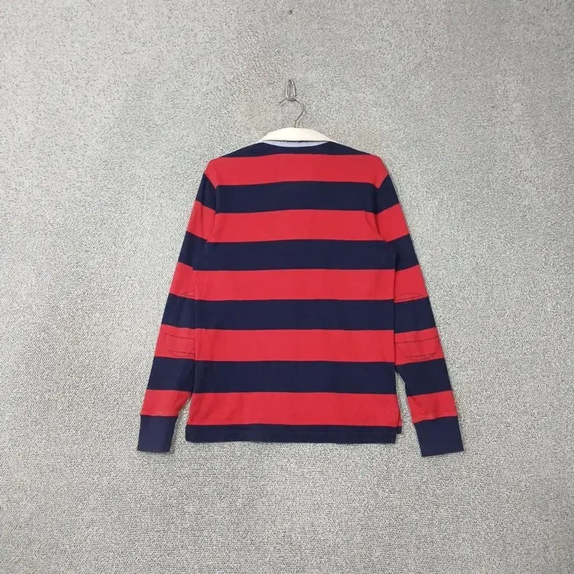 빈폴 스트라이프 레드 로고 럭비 카라티 95 상품이미지2