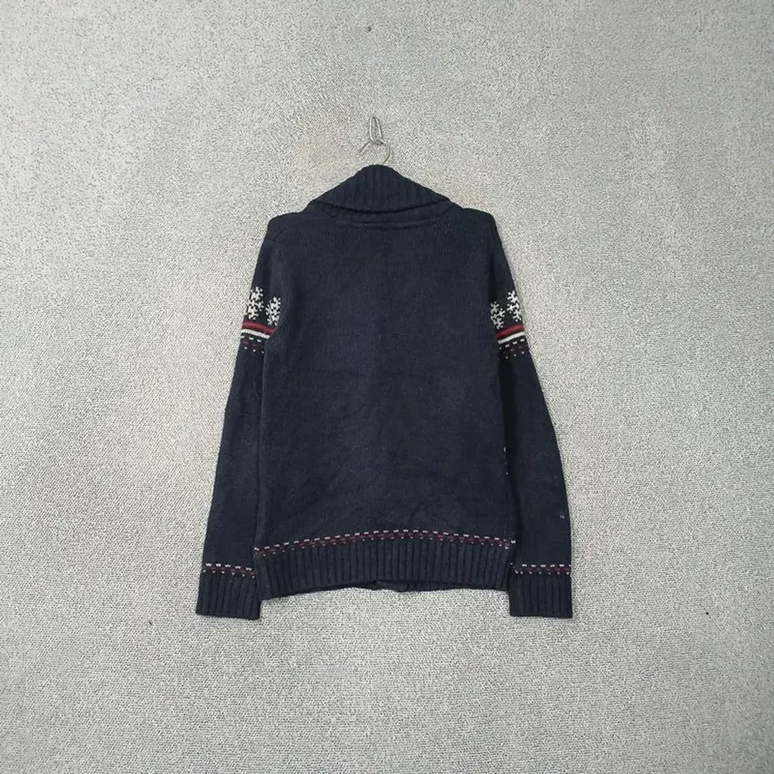 DIVIDED 노르딕 네이비 버튼 가디건 S 상품이미지2