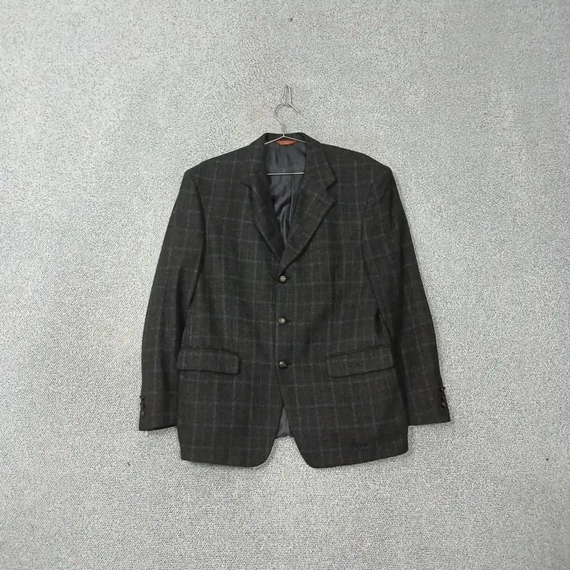 캠브릿지 멤버스 캐시미어 체크 블레이저 100 상품이미지1