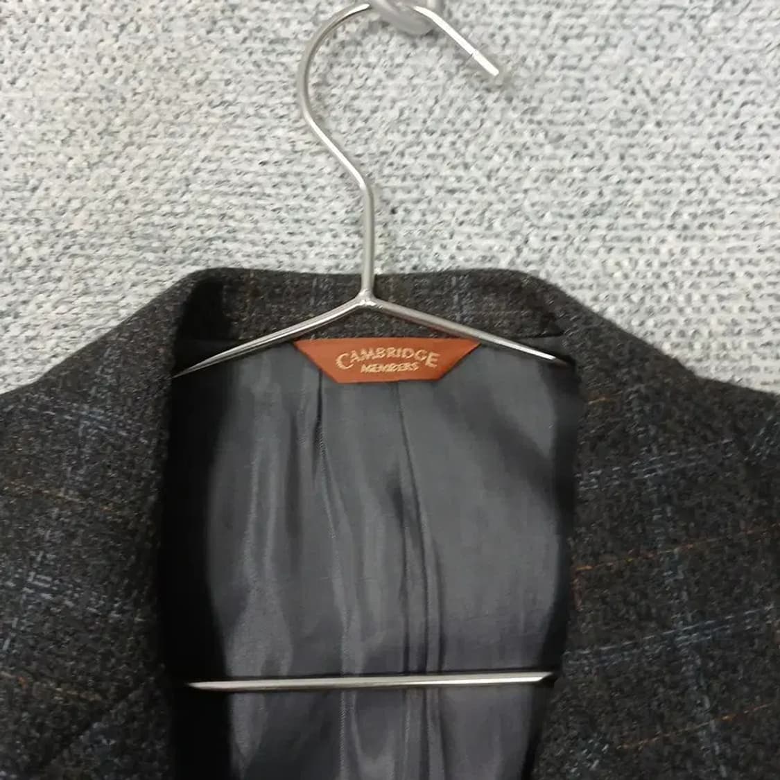 캠브릿지 멤버스 캐시미어 체크 블레이저 100 상품이미지3