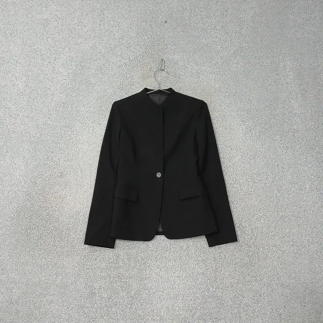 시스템 한섬 여성 원버튼 블랙 블레이저 82-94-160 상품이미지1