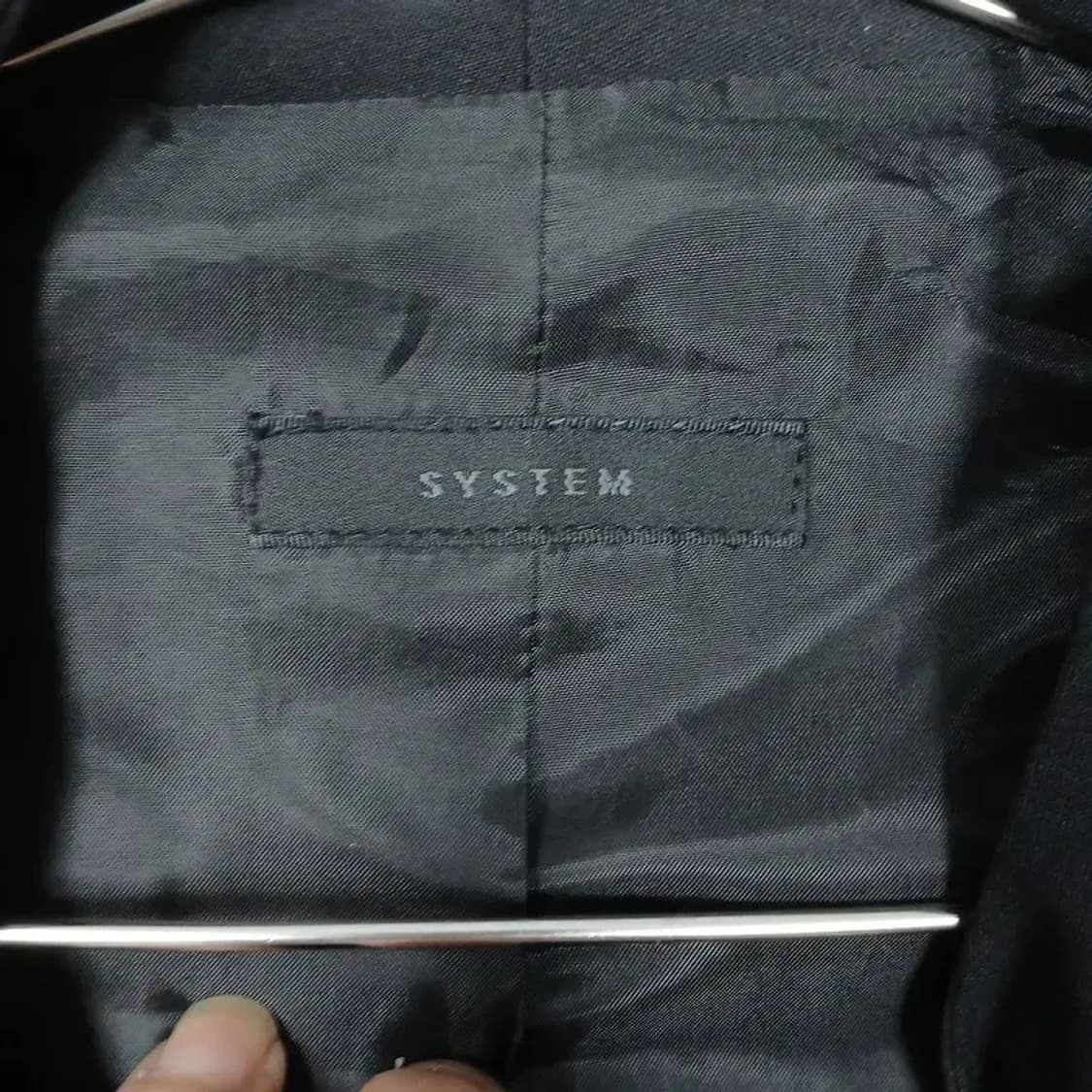 시스템 한섬 여성 원버튼 블랙 블레이저 82-94-160 상품이미지3