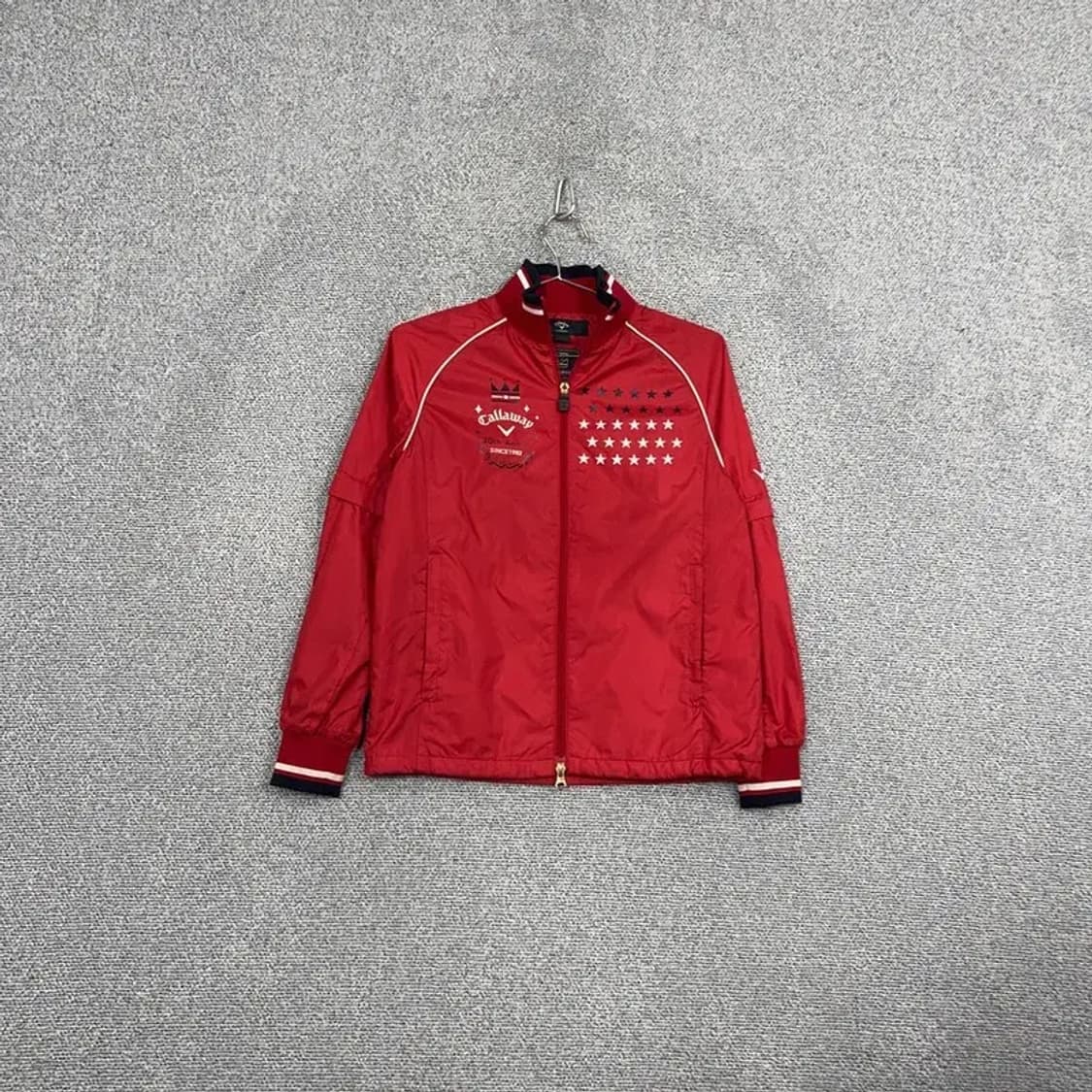 캘러웨이 레드 로고 골프 기능성 집업 자켓 S 상품이미지1