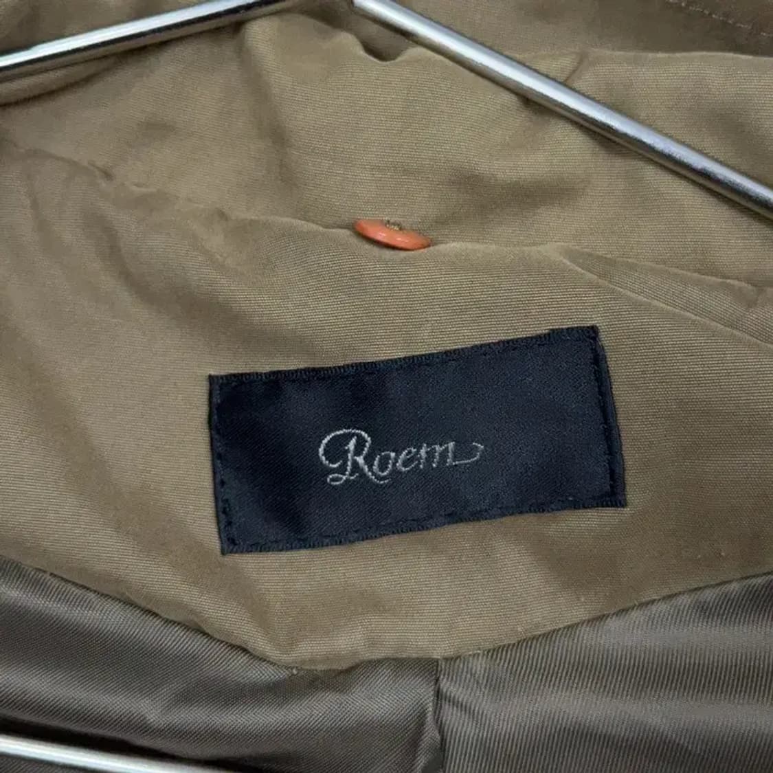 로엠 여성 빈티지 카키 트렌치 코트 85-95-160 상품이미지5