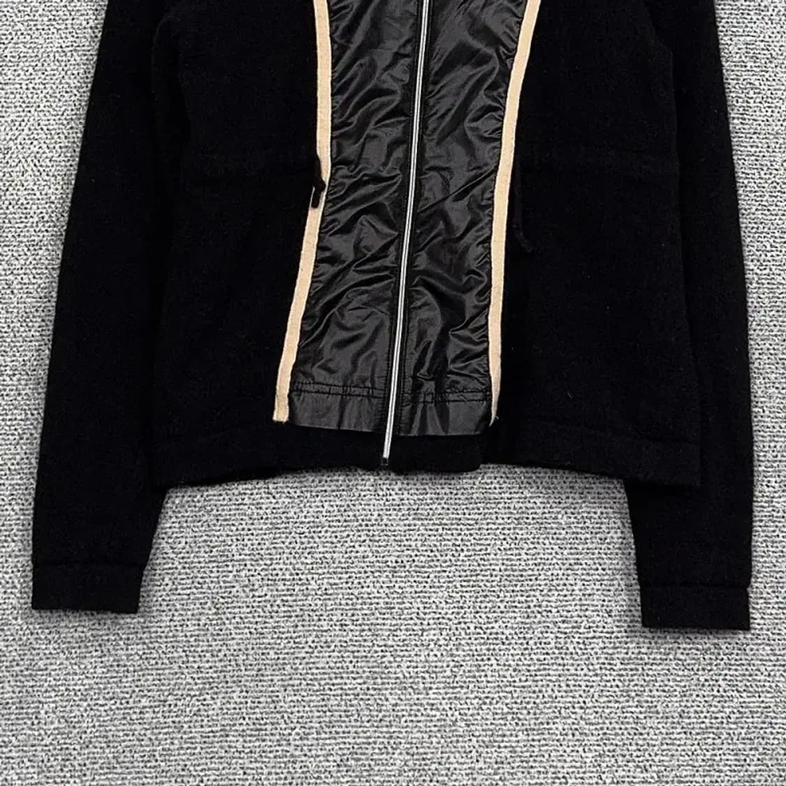 캘러웨이 블랙 여성 골프 니트 집업 자켓 L 상품이미지4