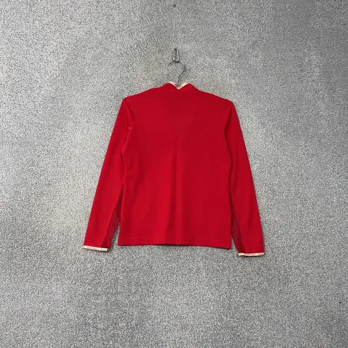 핑 레드 로고 여성 골프 기능성 반집업 긴팔티 90 상품이미지2