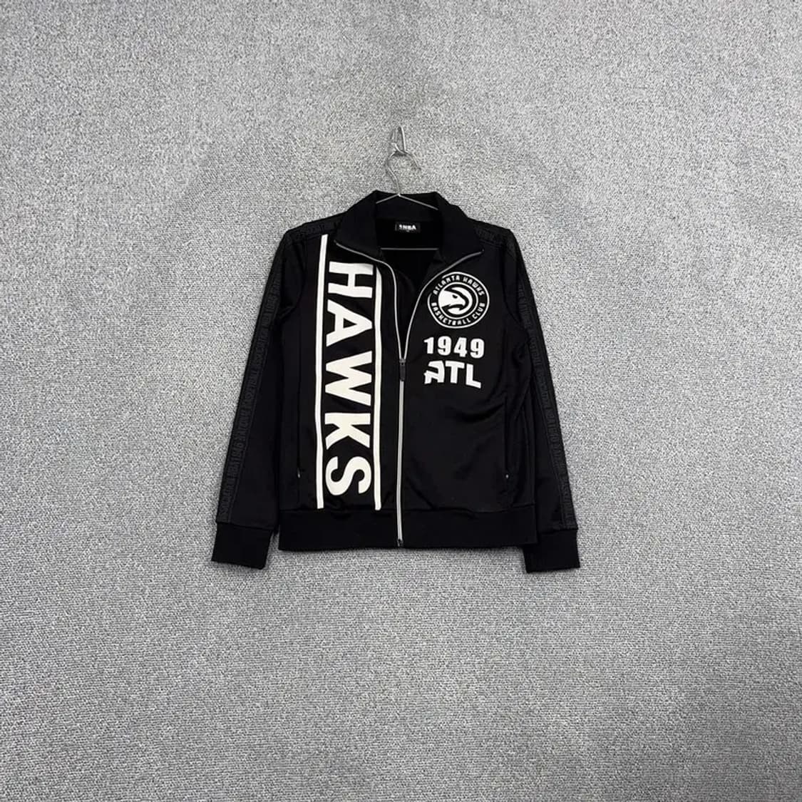 NBA 호크스 프린팅 블랙 집업 자켓 XS 상품이미지1