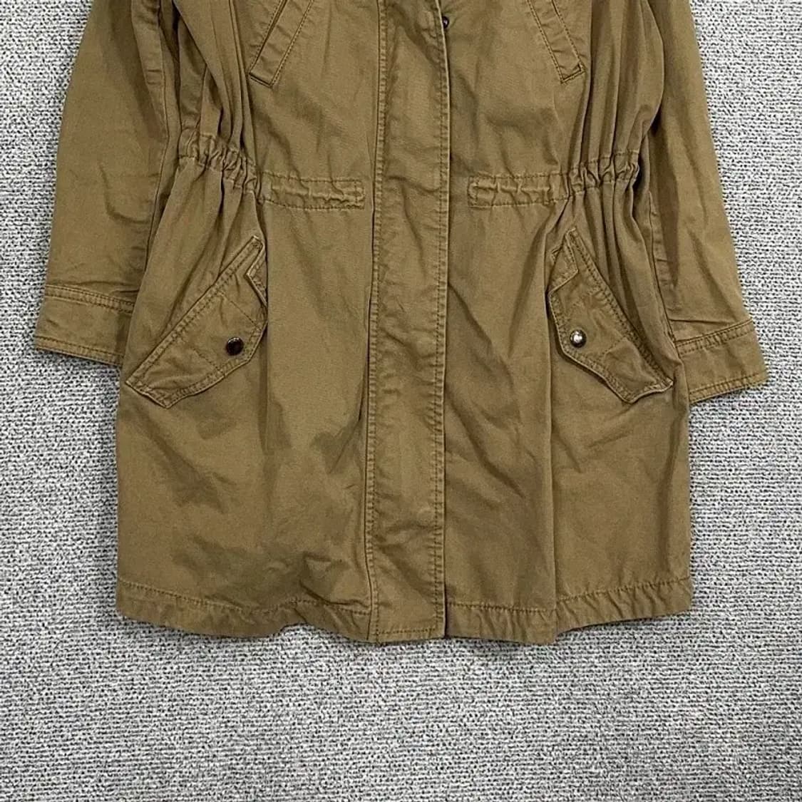 바나나 리퍼블릭 여성 빈티지 허리 밴딩 야상 코트 자켓 XS 상품이미지4