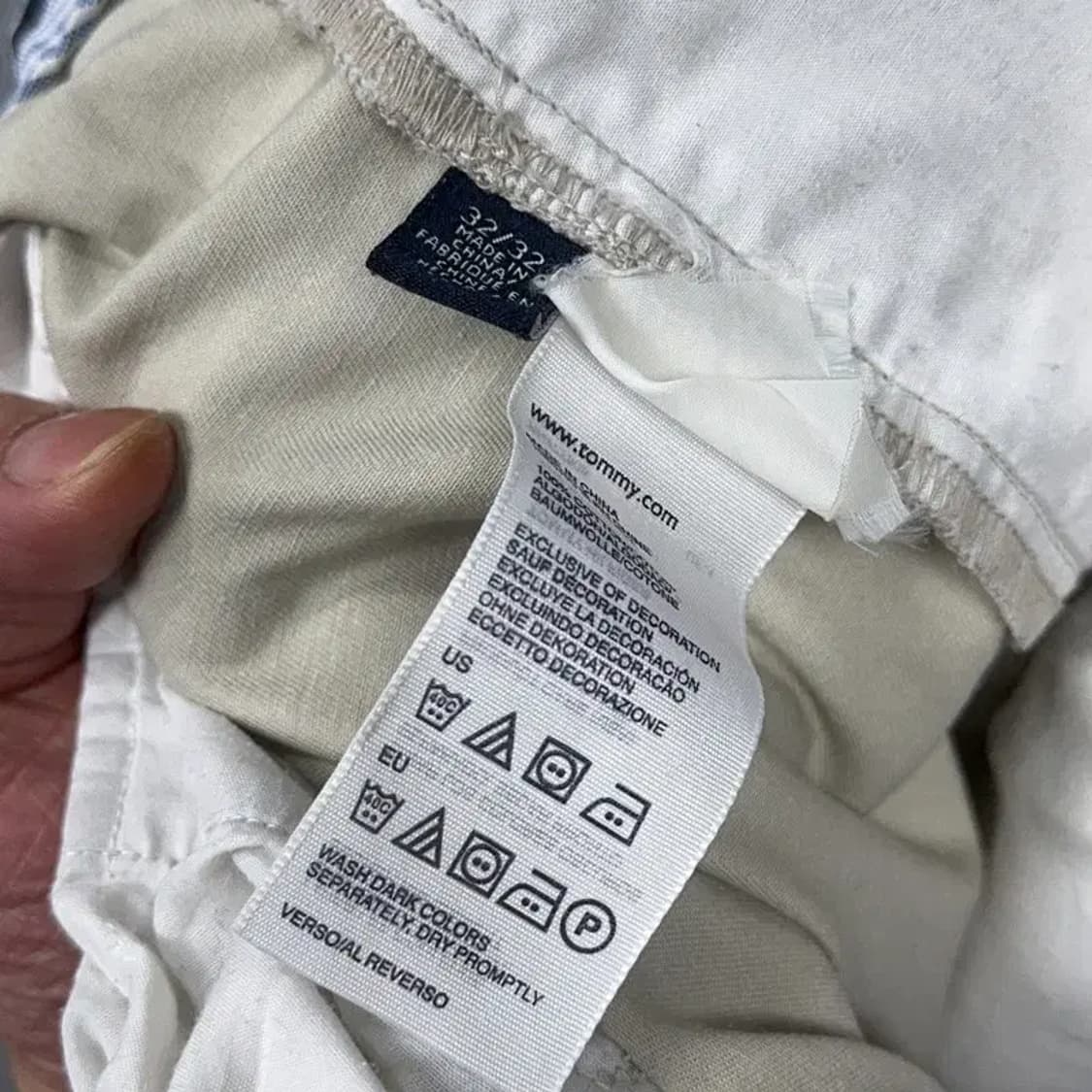 타미힐피거 연베이지 남성 클래식 치노팬츠 32 32 상품이미지6
