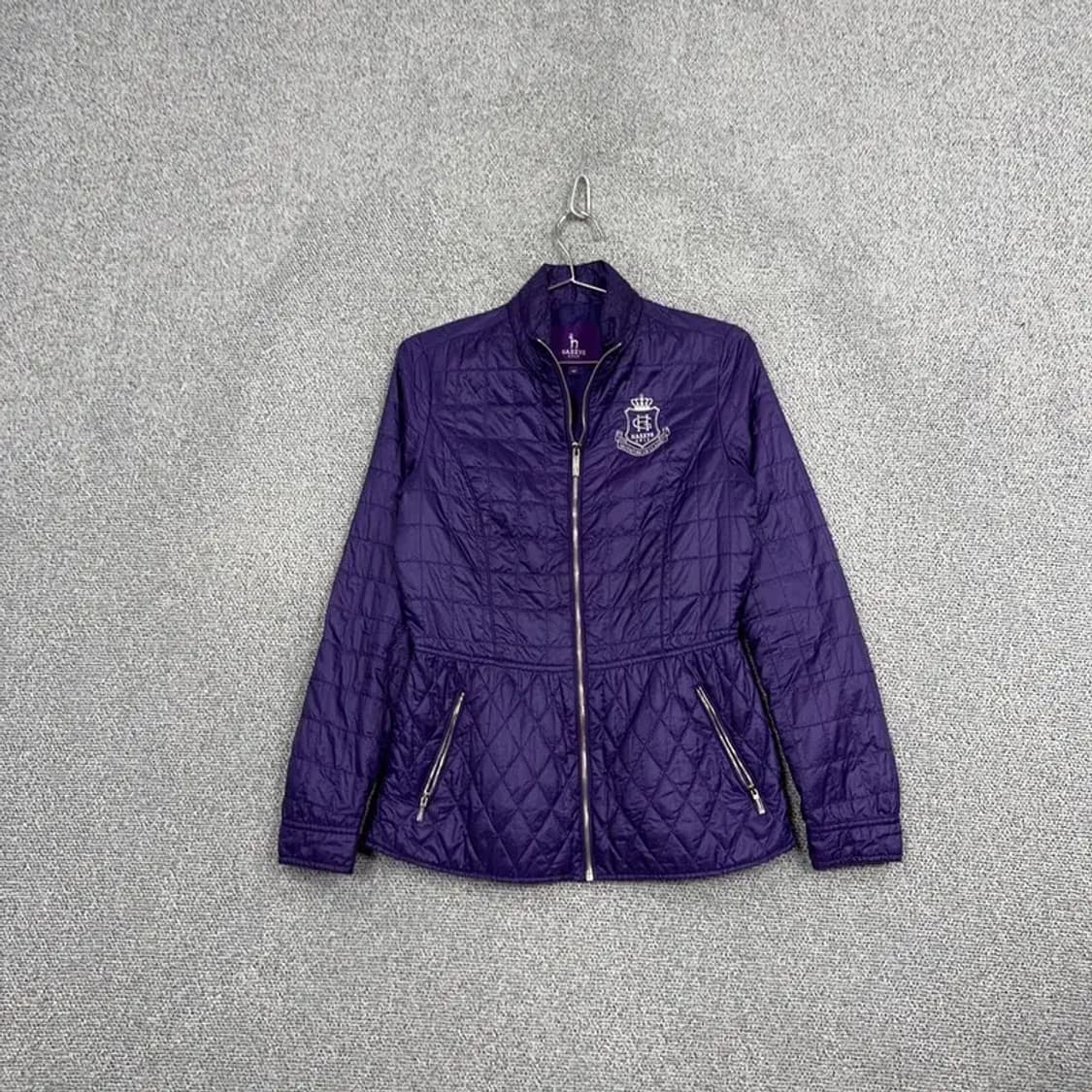 해지스 퍼플 여성 기능성 골프 집업 자켓 90 상품이미지1