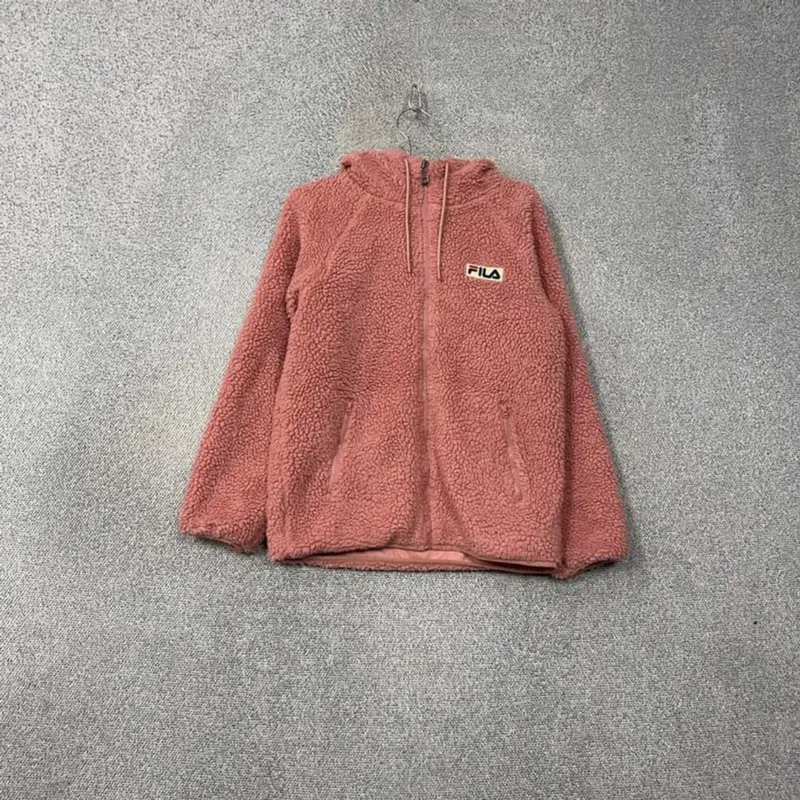 휠라 여성 캐주얼 양털 뽀글이 후리스 SMALL 상품이미지1