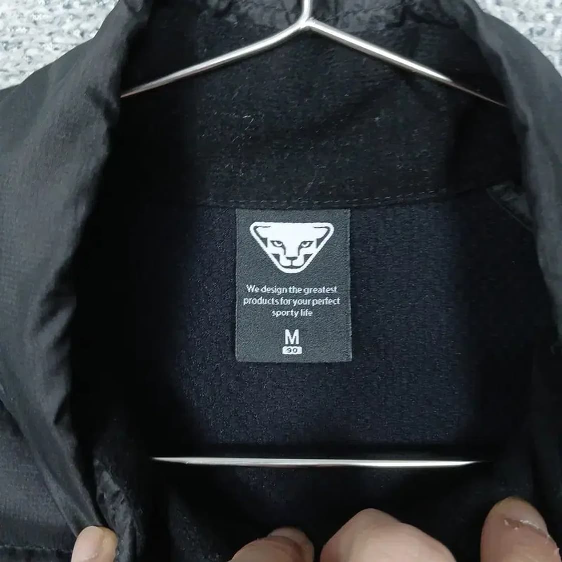 다이나핏 블랙 로고 퀄팅 기능성 집업 자켓 M 상품이미지3