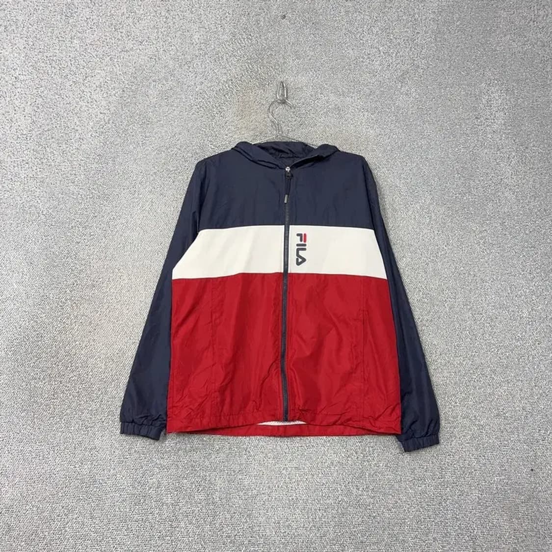 휠라 멀티컬러 로고 바람막이 자켓 S 상품이미지1