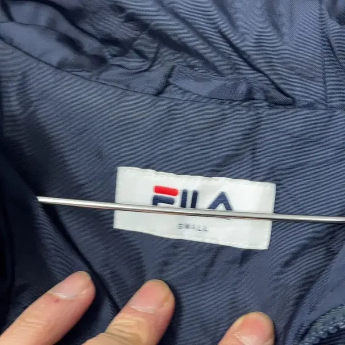 휠라 멀티컬러 로고 바람막이 자켓 S 상품이미지3