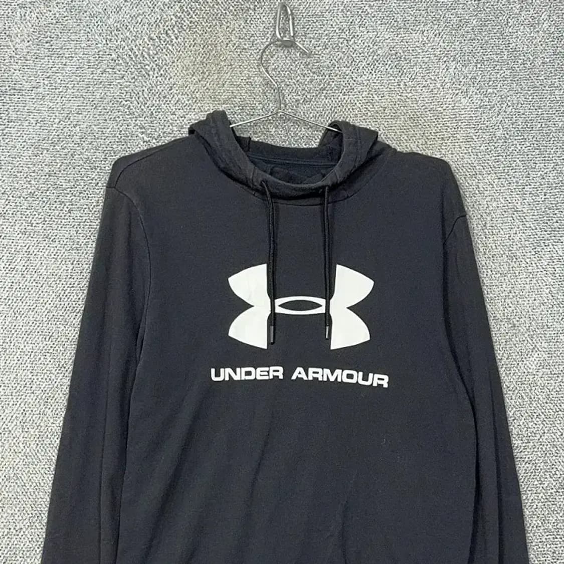 언더아머 프린팅 빅로고 후드티 M 상품이미지3