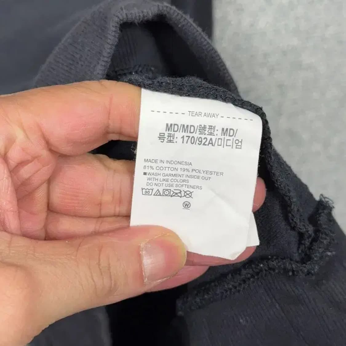 언더아머 프린팅 빅로고 후드티 M 상품이미지6