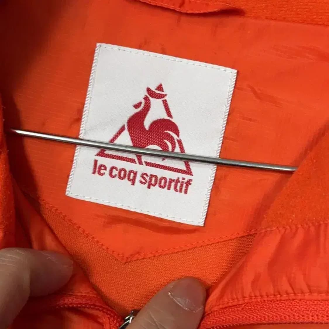 르꼬끄 스포츠 로고 기능성 오렌지 바람막이 100 상품이미지3