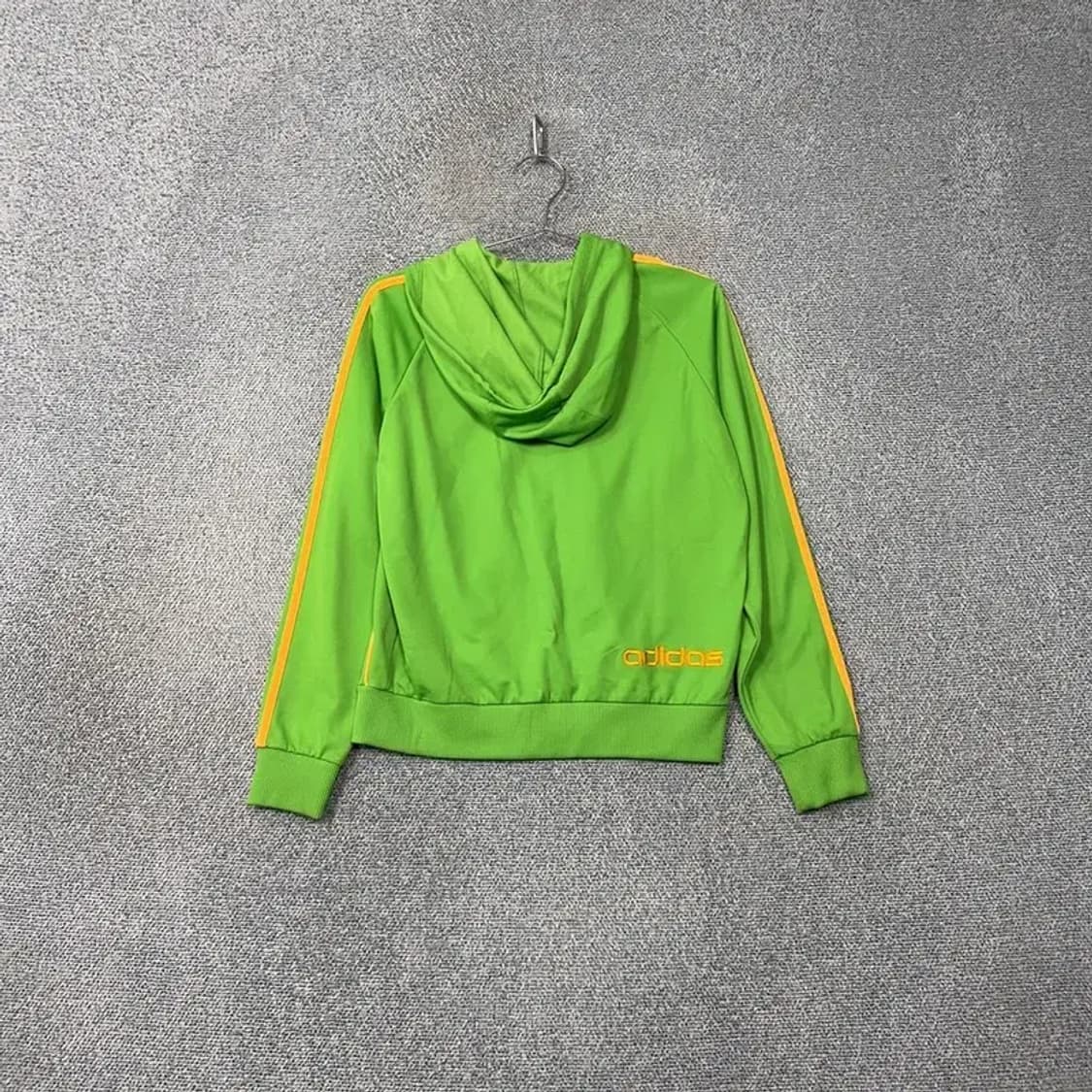 아디다스 삼선 빈티지 라이트 그린 후드집업 95 상품이미지2