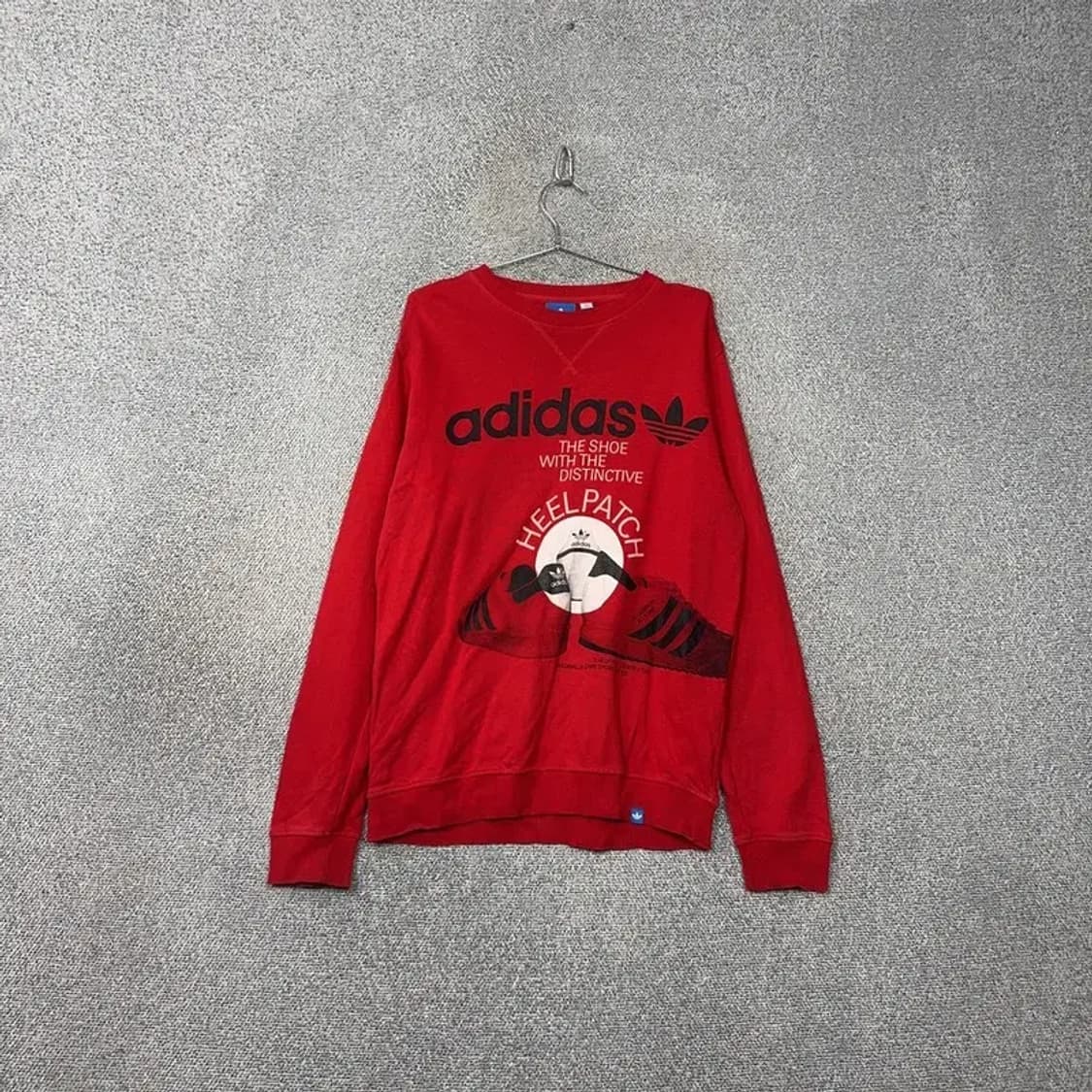 아디다스 수퍼스타 프린팅 레드 맨투맨 100 상품이미지1