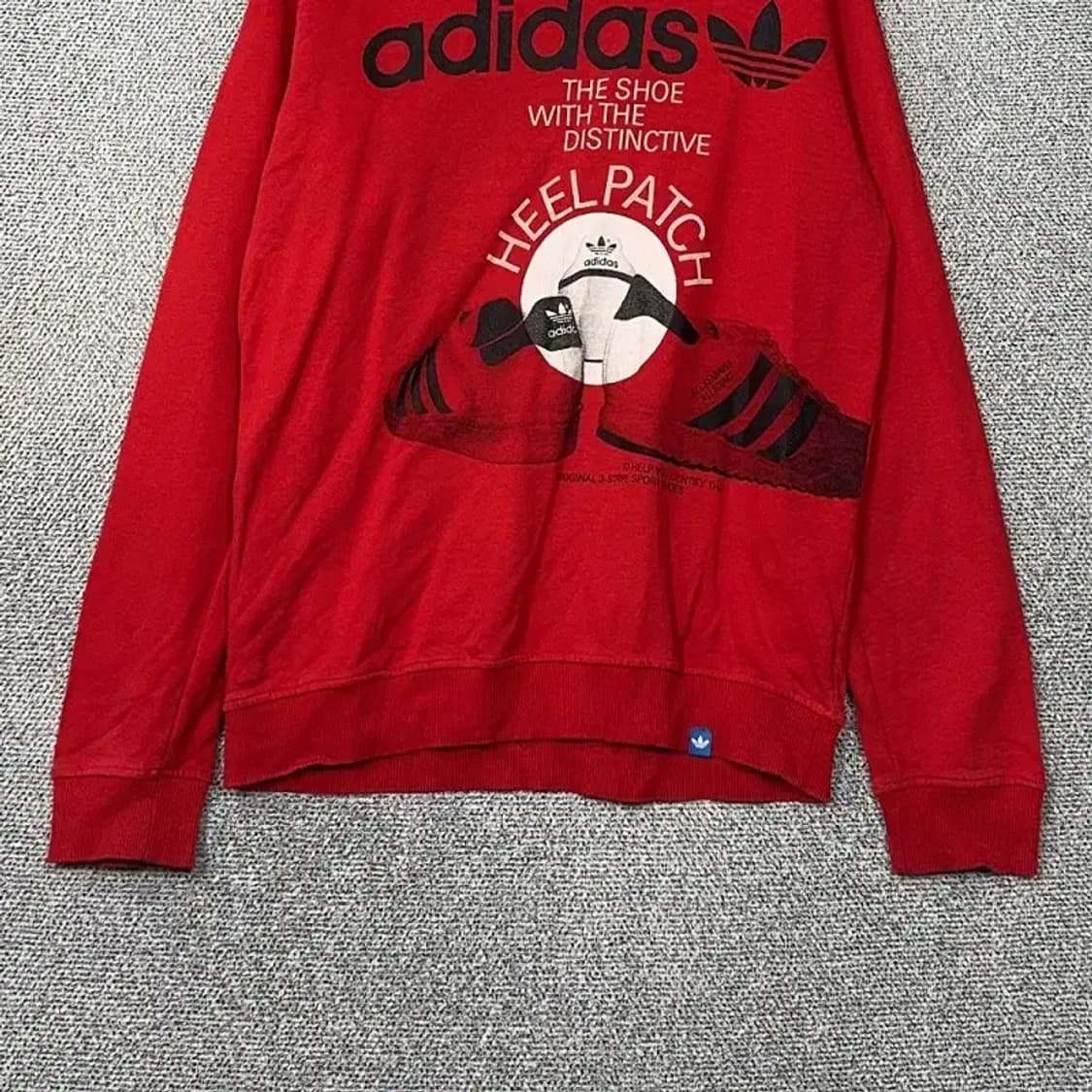 아디다스 수퍼스타 프린팅 레드 맨투맨 100 상품이미지4