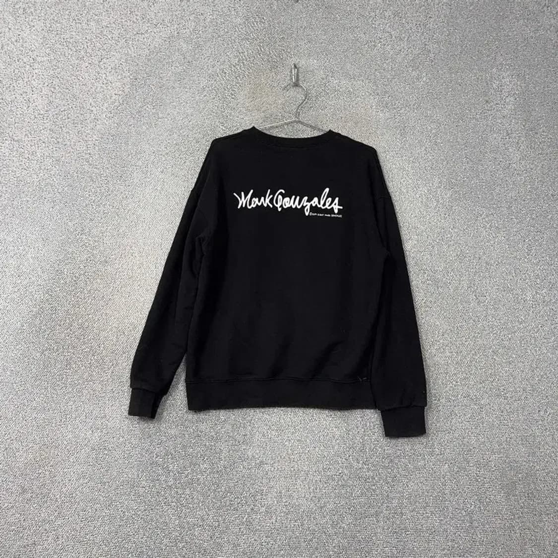 마크곤잘레스 로고 남성 블랙 맨투맨 M 상품이미지2