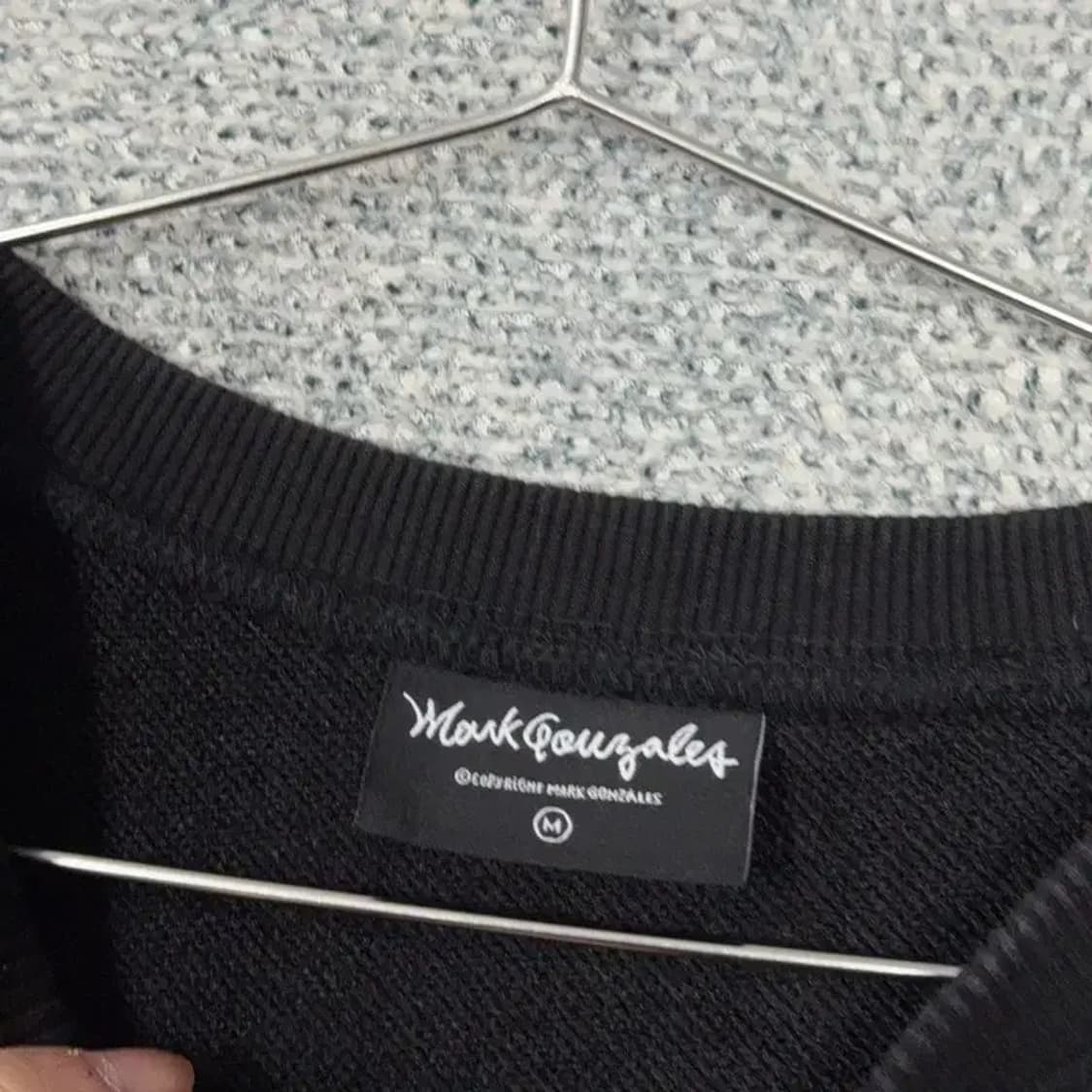 마크곤잘레스 로고 남성 블랙 맨투맨 M 상품이미지3