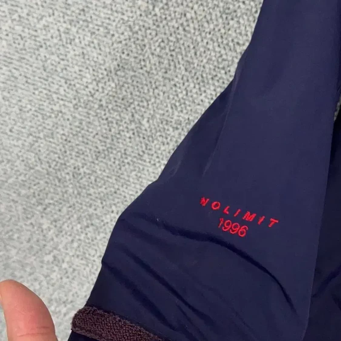 네파 네이비 로고 기능성 여성 바람막이 95 상품이미지5