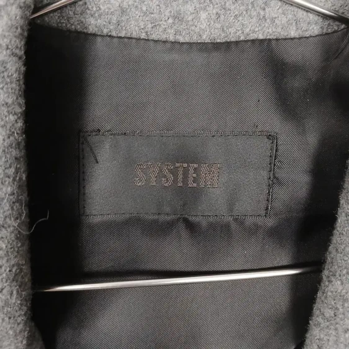 시스템 그레이 한섬 여성 울 코트 82-94-160 상품이미지3