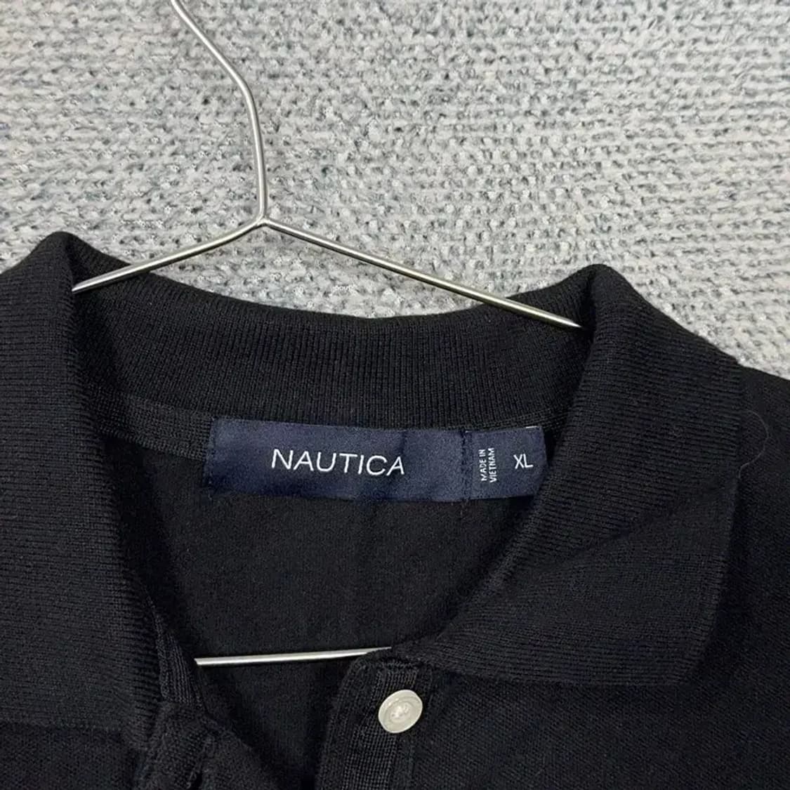 [새상품]노티카 로고 블랙 남성 카라티 XL 상품이미지5