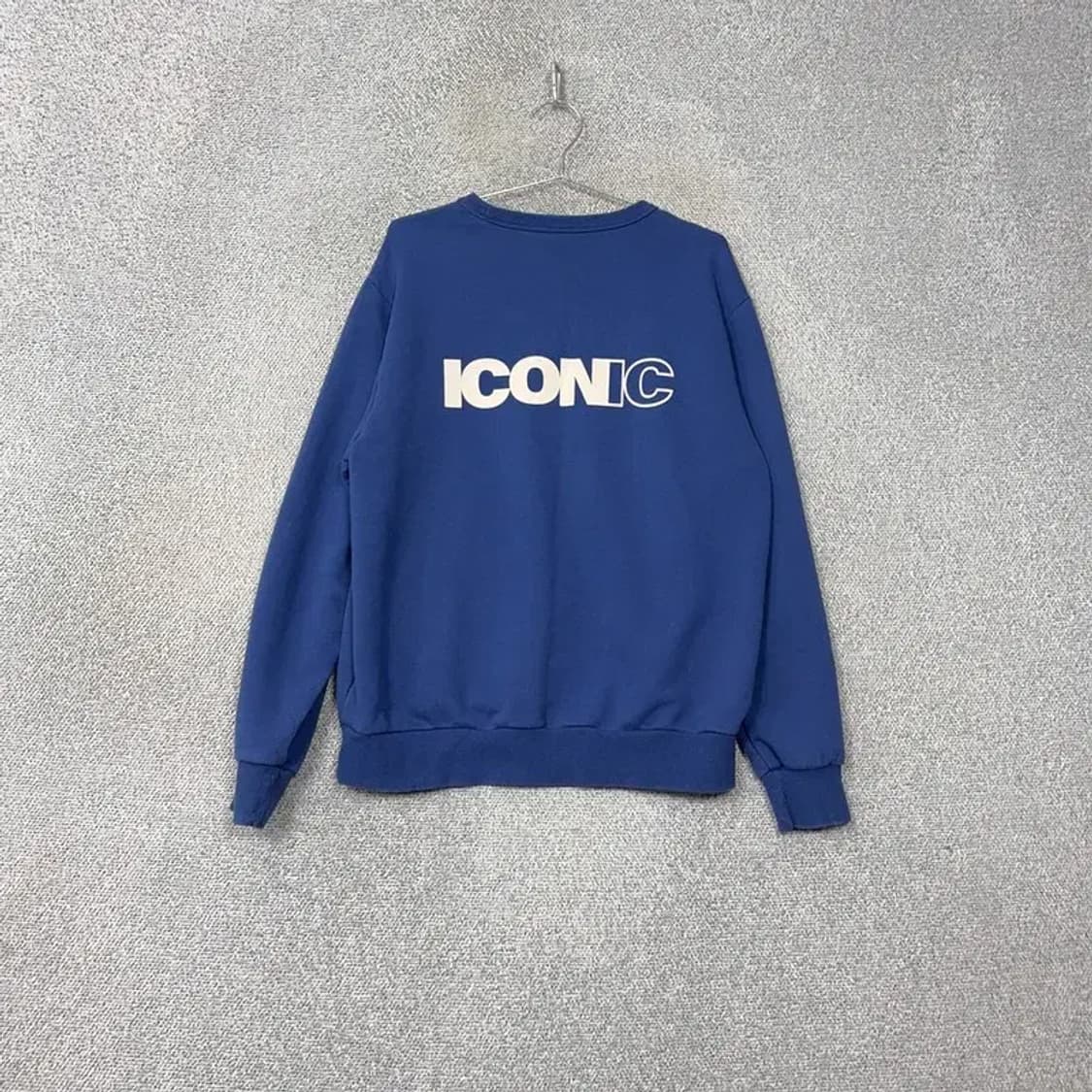 지프 로고 프린팅 블루 맨투맨 XL 상품이미지2