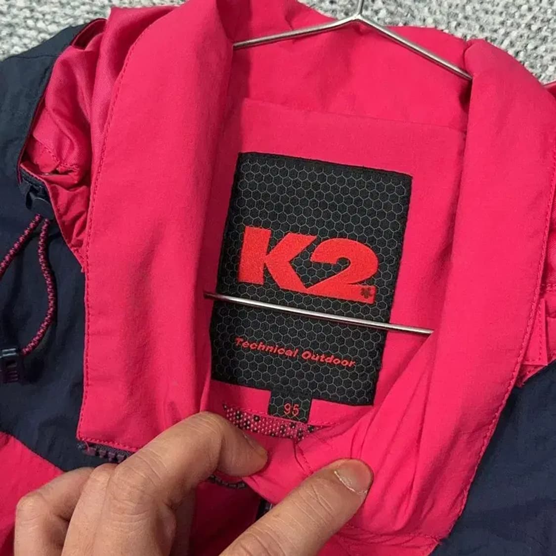 K2 여성 아쿠아벤트 등산 핑크 바람막이 95 상품이미지4