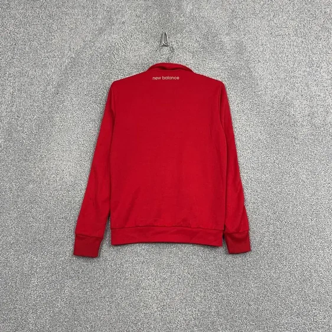 뉴발란스 로고 레드 여성 트랙탑 져지 S 상품이미지2