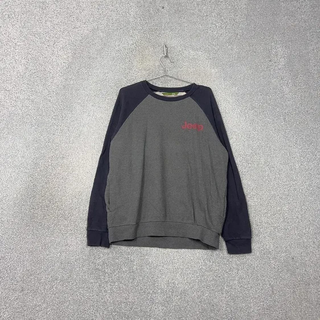 지프 그레이 로고 나그랑 맨투맨 XL 상품이미지1
