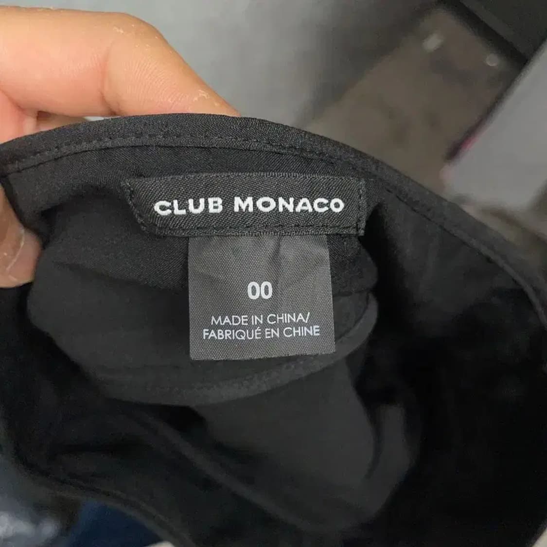 클럽모나코 체크 블랙 미니스커트 00 상품이미지5