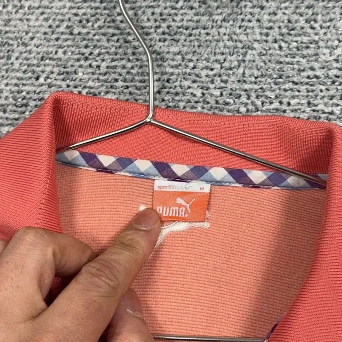 푸마 코랄 로고 남성 기능성 카라티 M 상품이미지5