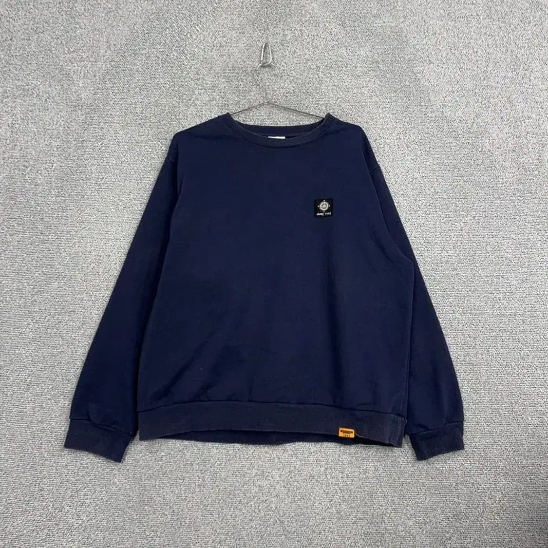 지프 네이비 남성 오버핏 맨투맨 XXL 상품이미지1