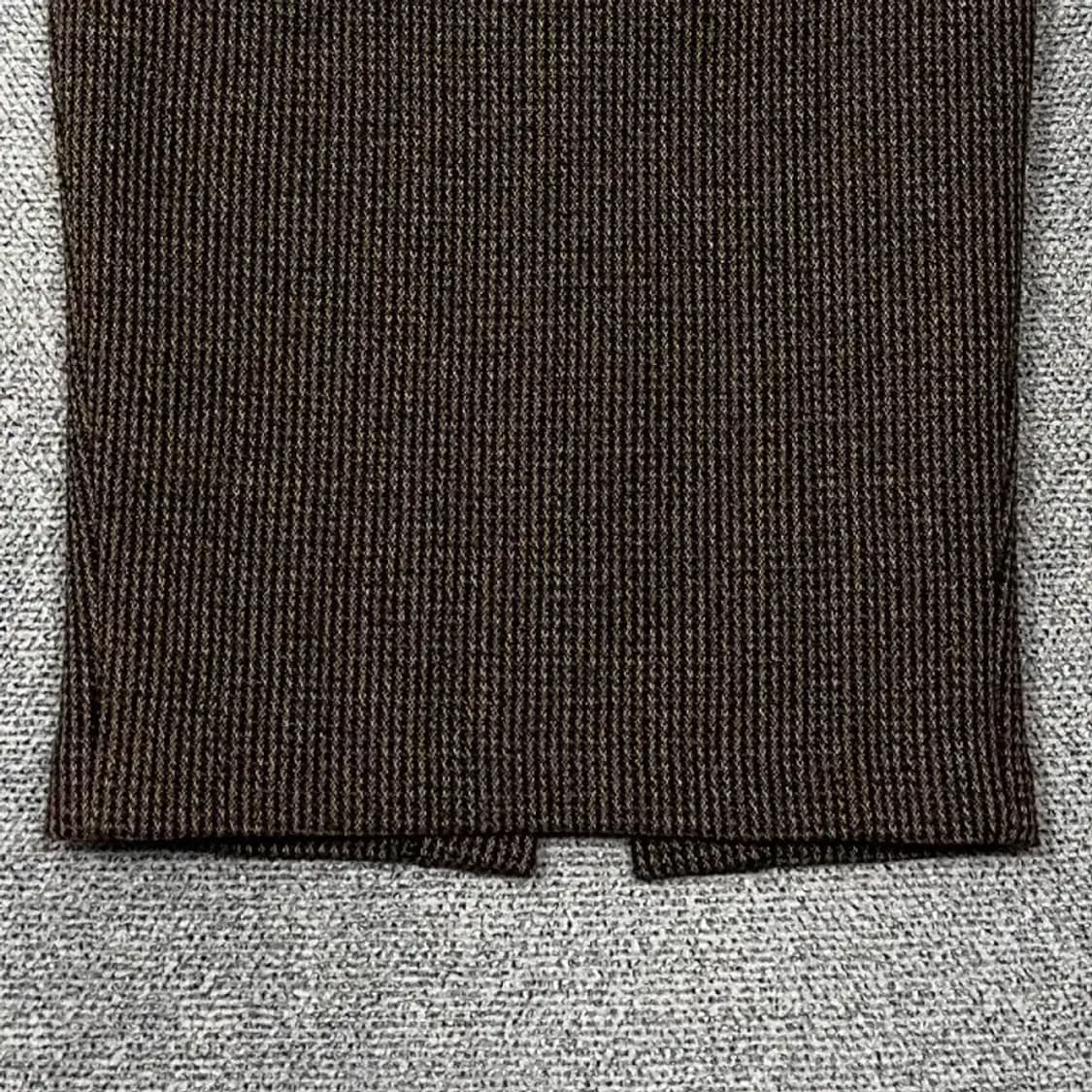 자라 체크 브라운 스커트 S 상품이미지4