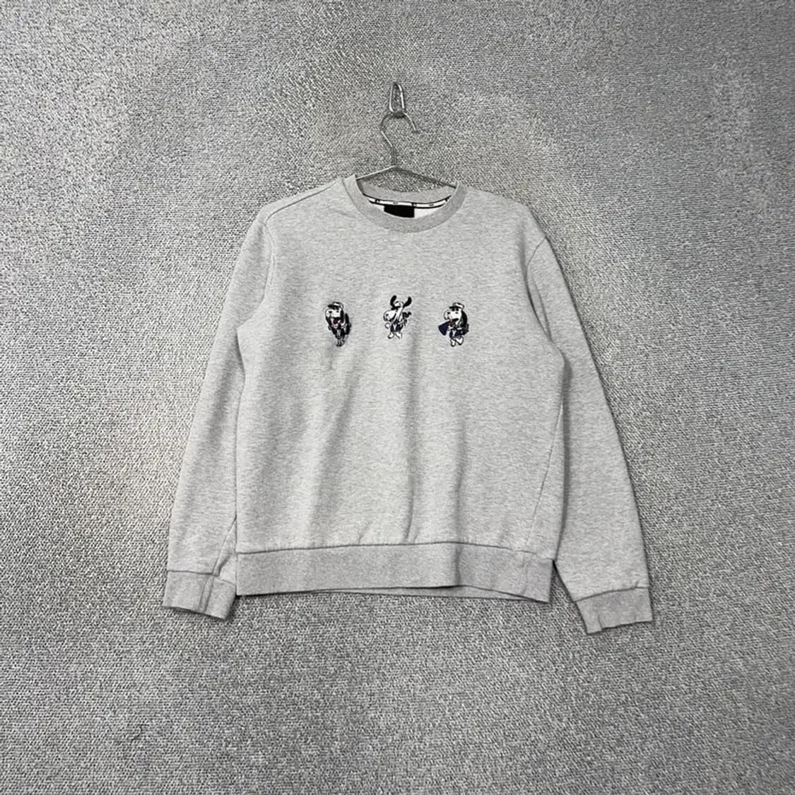 MLB 뉴욕양키즈 로고 그레이 맨투맨 100 상품이미지1