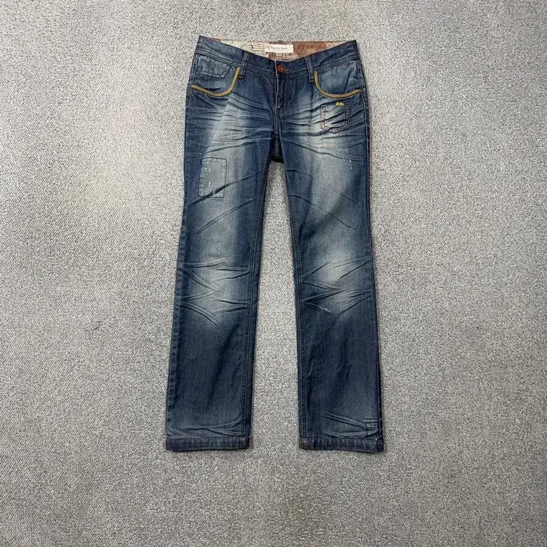 써스데이아일랜드 워싱 빈티지 청바지 M 상품이미지1