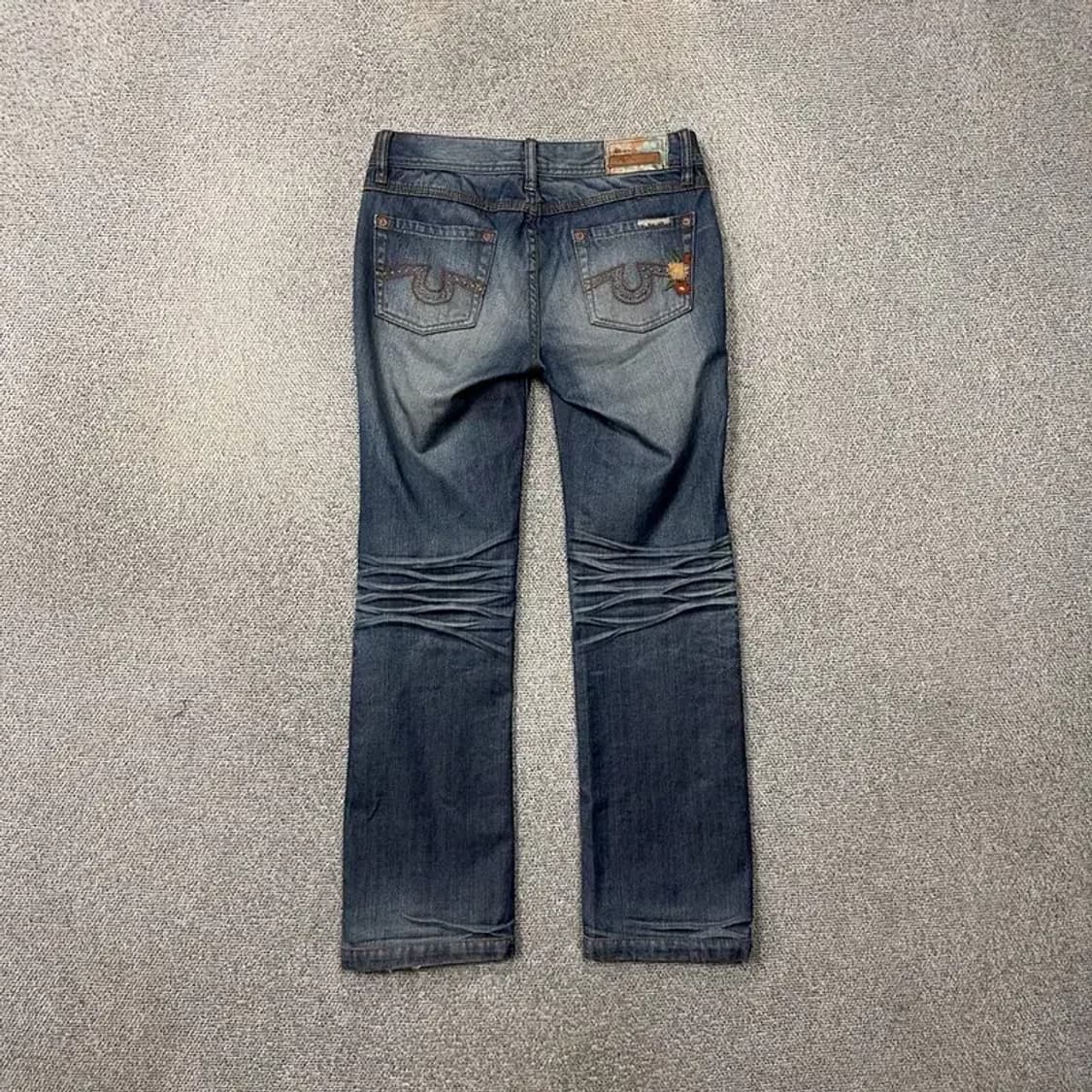 써스데이아일랜드 워싱 빈티지 청바지 M 상품이미지2