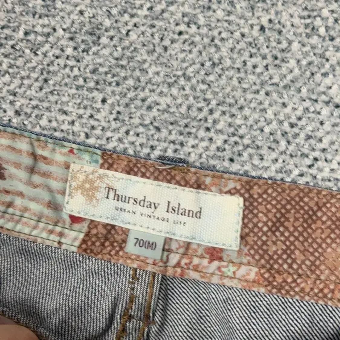 써스데이아일랜드 워싱 빈티지 청바지 M 상품이미지5